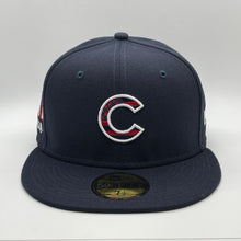 Load image into Gallery viewer, 59Fifty Onfield Chicago Cubs 4th of July 2021 Navy/Black UV
