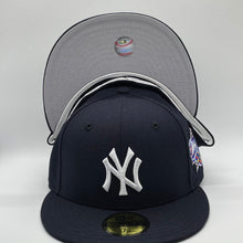 Load image into Gallery viewer, 59Fifty New York Yankees 1999 WS Navy/Grey UV - 100% Wool
