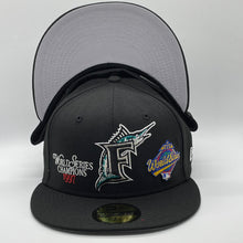 Load image into Gallery viewer, 59Fifty Florida Marlins 1997 World Series Champions - Grey UV

