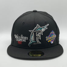 Load image into Gallery viewer, 59Fifty Florida Marlins 1997 World Series Champions - Grey UV
