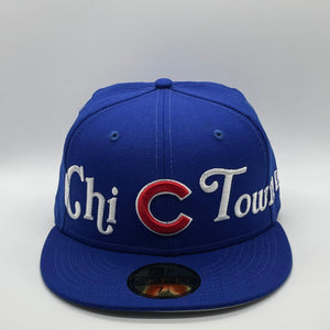 59Fifty Chicago Cubs "The Chi" City Nickname Royal - Grey UV