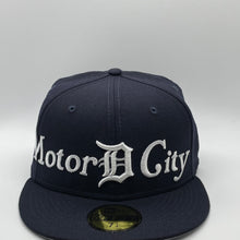 Load image into Gallery viewer, 59Fifty Detroit Tigers &quot;Motor City&quot; City Nickname Navy - Grey UV
