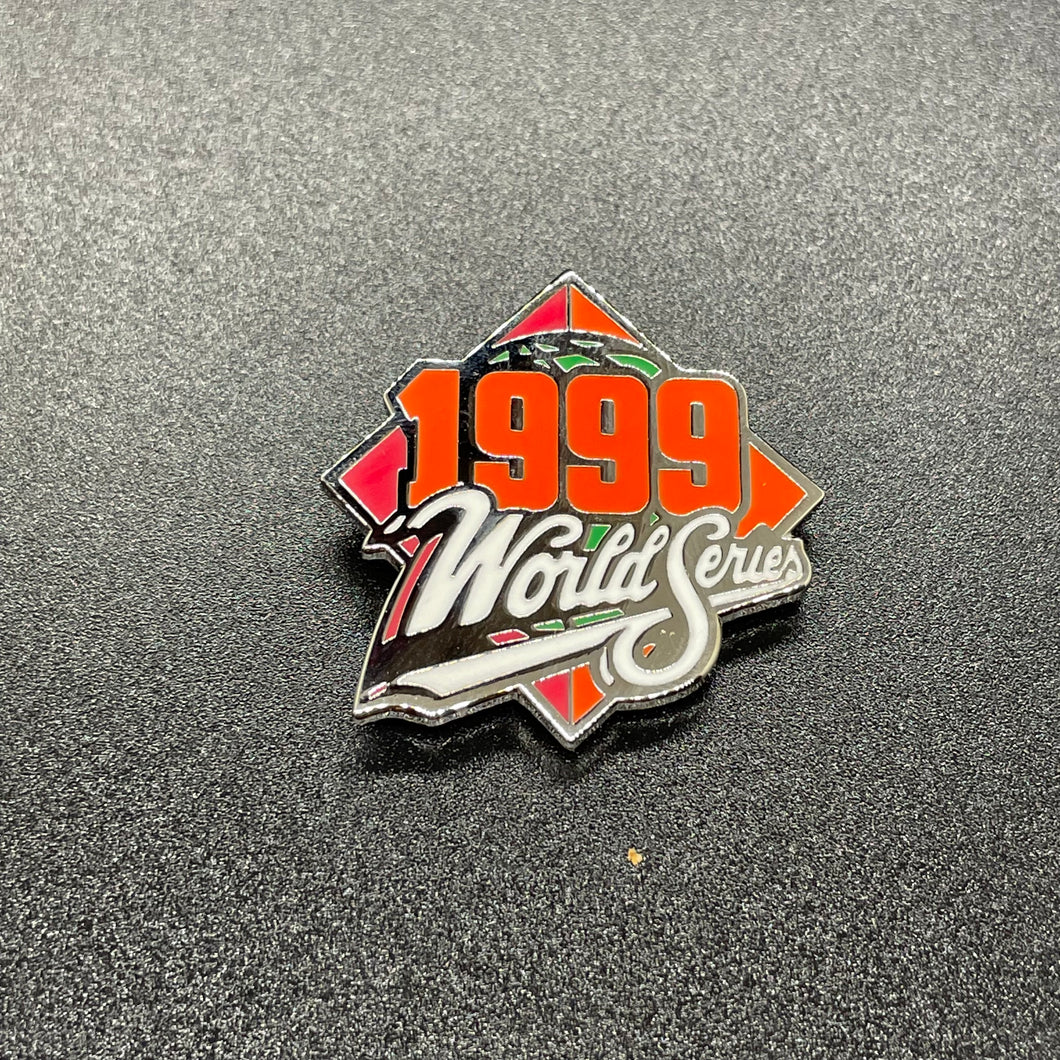 1999 World Series Patch Hard Enamel Pin - 1.25in
