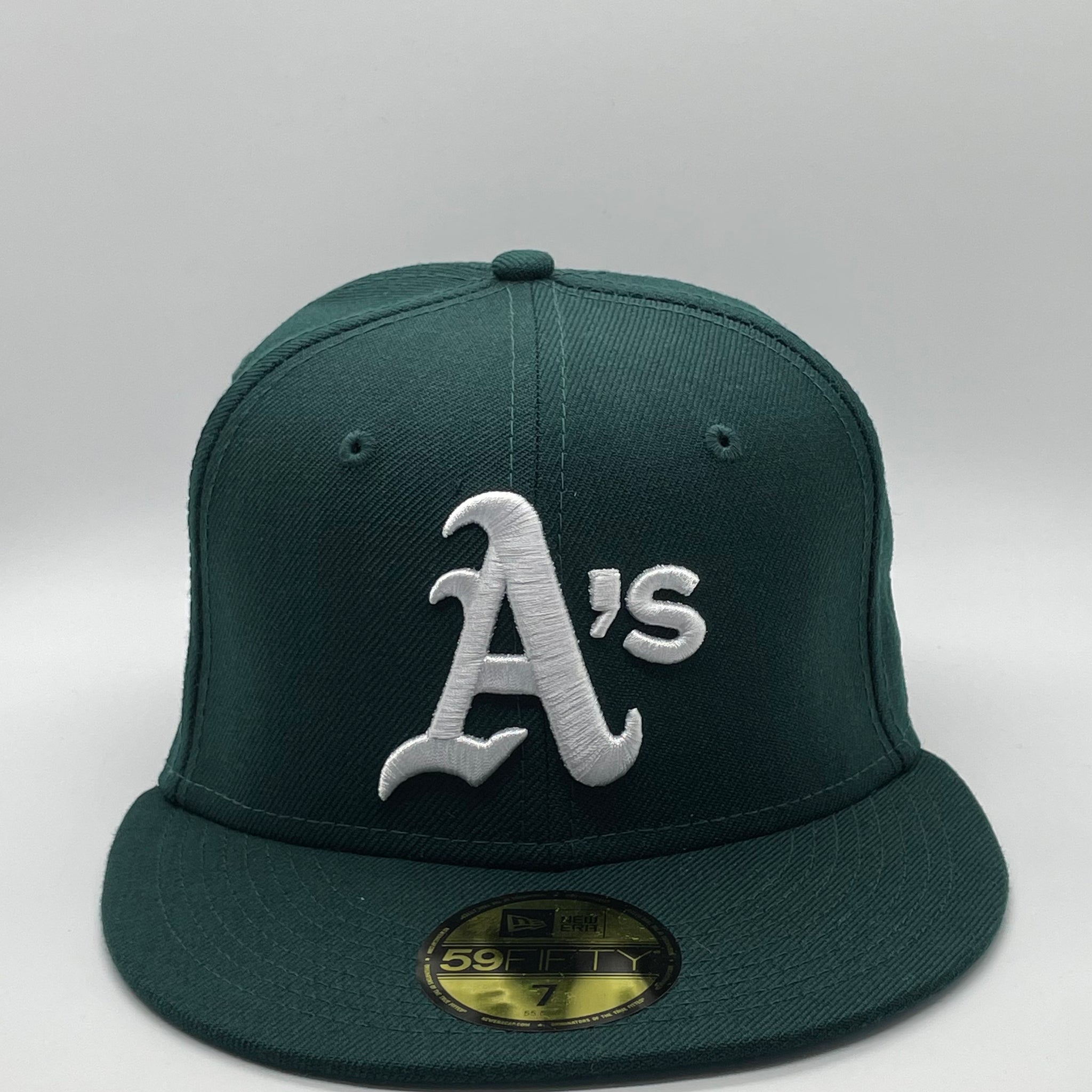 New Era Oakland Athletics 1973 Logo History 59FIFTY Fitted Hat in Green