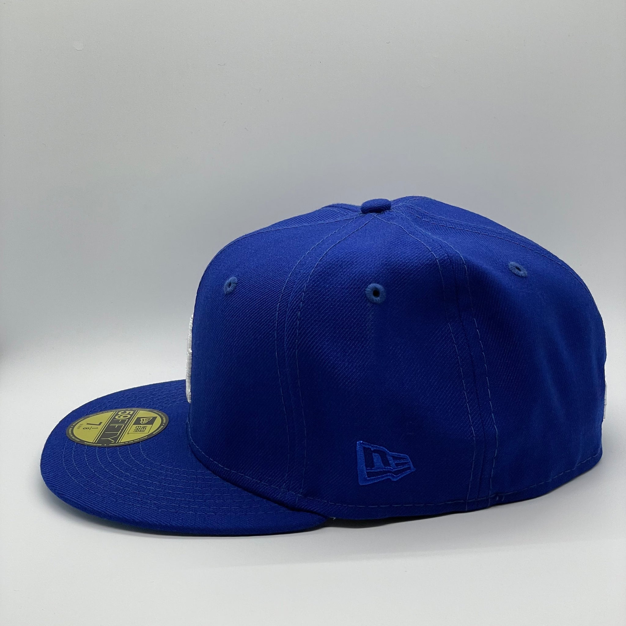 Los Angeles Dodgers Royal Blue 60th Anniversary Side Patch Icy Blue UV  59FIFTY Fitted Hat