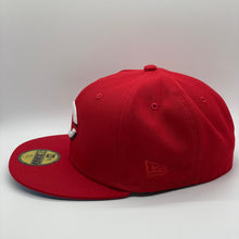Load image into Gallery viewer, 59Fifty Cincinnati Reds 150th Anniversary Red - Icy Blue UV
