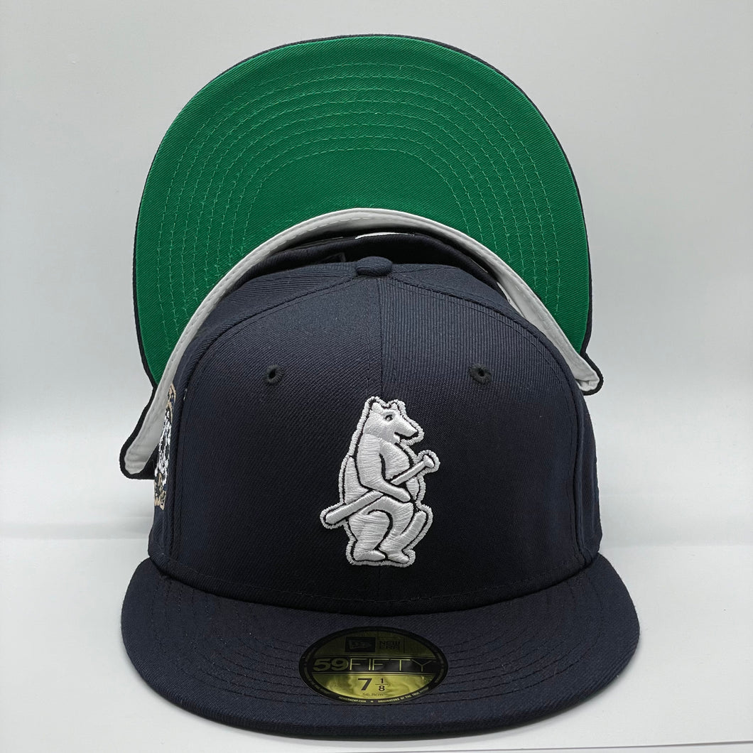 59Fifty Chicago Cubs 1908 World Series Navy - Green UV