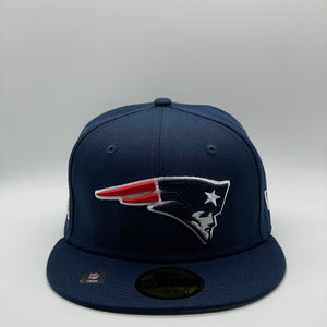 59Fifty New England Patriots Patch Up Super Bowl XXXVI Navy - Grey UV