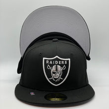 Load image into Gallery viewer, 59Fifty Las Vegas Raiders Patch Up Super Bowl XXIII Black - Grey UV
