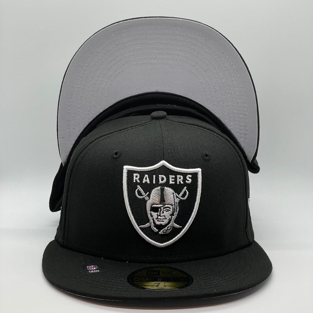 59Fifty Las Vegas Raiders Patch Up Super Bowl XXIII Black - Grey UV