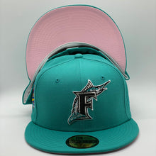 Load image into Gallery viewer, 59Fifty Florida Marlins 1997 World Series Teal - Pink UV
