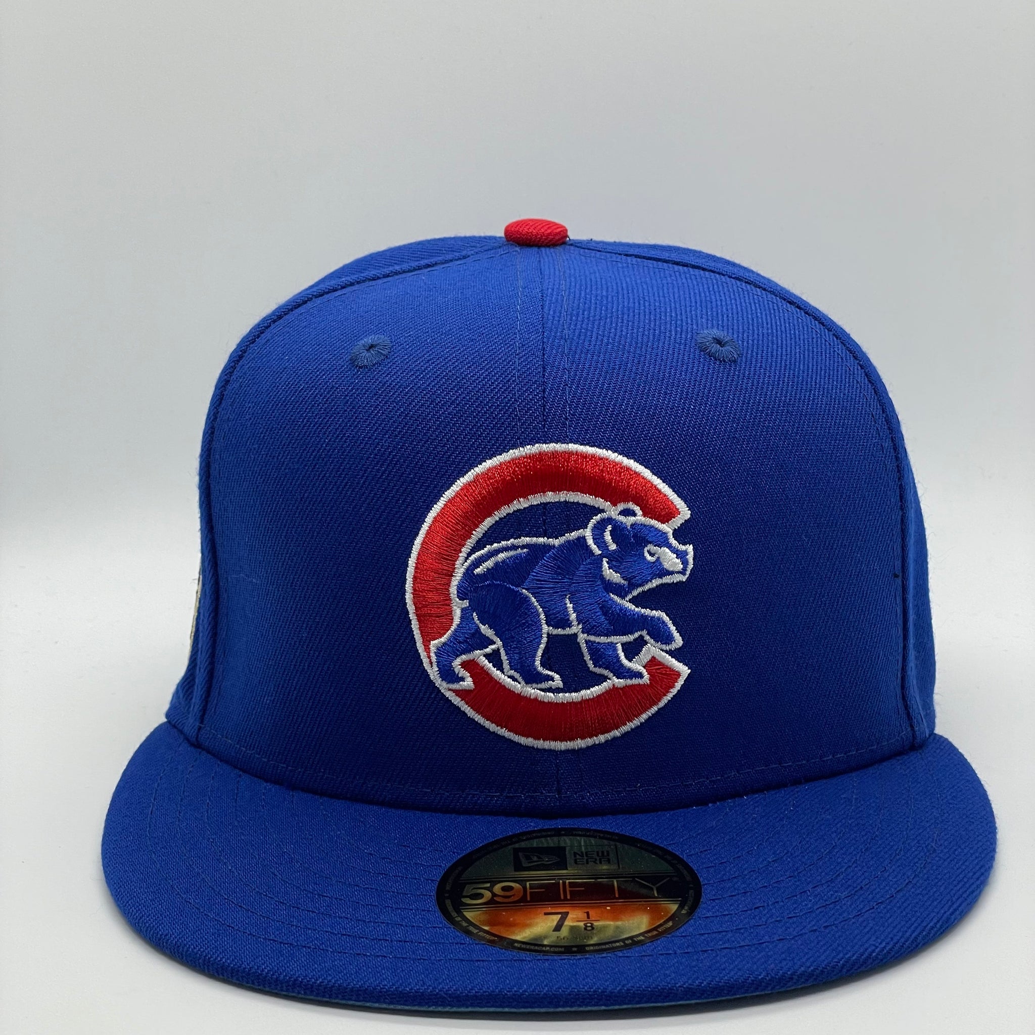 Shop New Era 59Fifty Chicago Cubs 2016 World Series Wool Hat 11941905 blue