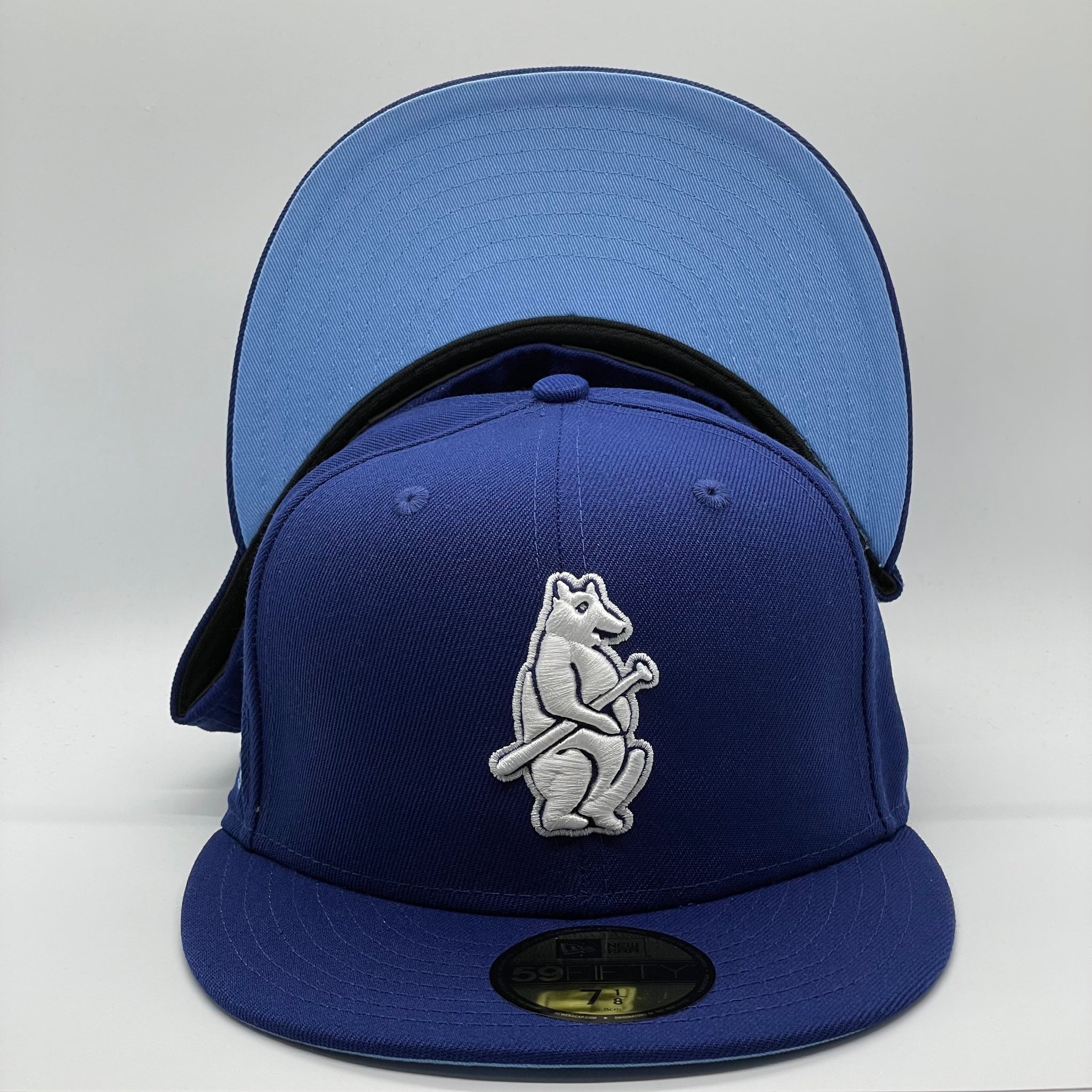 59Fifty Chicago Cubs 1914 West Side Grounds Dark Royal - Icy Blue
