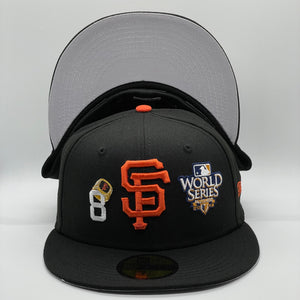59Fifty San Francisco Giants "Count the Rings" 8x World Champions Black - Grey UV