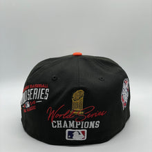 Load image into Gallery viewer, 59Fifty San Francisco Giants &quot;Count the Rings&quot; 8x World Champions Black - Grey UV
