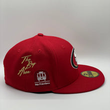 Load image into Gallery viewer, 59Fifty San Francisco 49ers City Transit Collection Red - Grey UV

