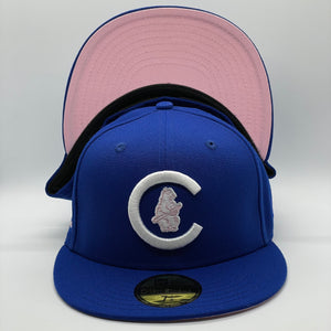 59Fifty Chicago Cubs 1908 World Series Royal - Pink UV