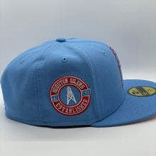 Load image into Gallery viewer, 59Fifty Houston Oilers Established 1960 Sky Blue - Pink UV
