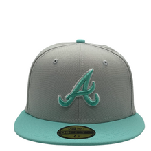 Load image into Gallery viewer, 59Fifty Atlanta Braves MLB 2-Tone Color Pack - Blue Tint UV
