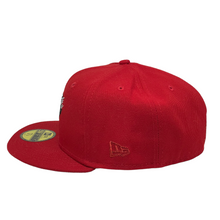 Load image into Gallery viewer, 59Fifty Fitted Fanatic x Burdeens L-Train Red Line w/Pin Red - Grey UV
