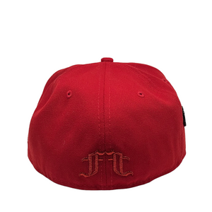 59Fifty Fitted Fanatic x Burdeens L-Train Red Line w/Pin Red - Grey UV