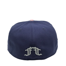 Load image into Gallery viewer, 59Fifty Fitted Fanatic x Burdeens L-Train Pink Line w/Pin Navy - Pink UV
