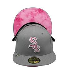 Load image into Gallery viewer, 59Fifty Onfield Chicago White Sox Mother&#39;s Day 2022 Grey/Pink Tie-dye UV
