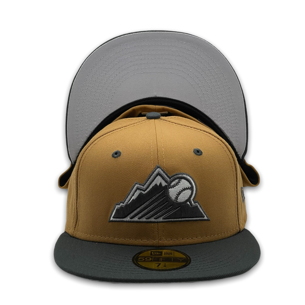 59Fifty Colorado Rockies MLB 2-Tone Color Pack Brown/Charcoal - Grey UV