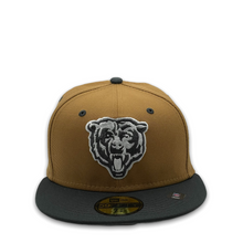 Load image into Gallery viewer, 59Fifty Chicago Bears NFL 2-Tone Color Pack Brown/Charcoal - Grey UV
