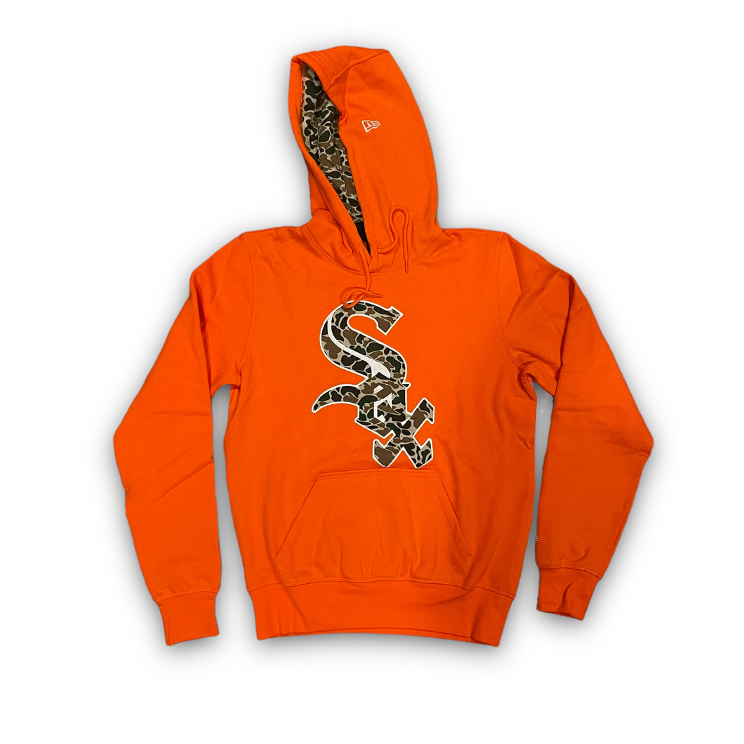 Chicago White Sox New Era Orange/Duck Camo Hoodie - Orange/Camo