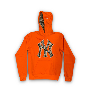 New York Yankees New Era Orange/Duck Camo Hoodie - Orange/Camo
