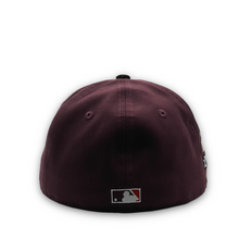 Load image into Gallery viewer, 59Fifty Chicago Cubs 1990 All-Star Game 2-Tone Maroon/Black Corduroy - Green UV
