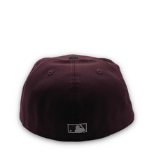 Load image into Gallery viewer, 59Fifty Boston Red Sox 1999 All-Star Game 2-Tone Maroon/Black Corduroy - Green UV
