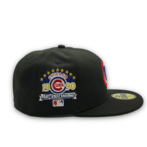 59Fifty Chicago Cubs 1990 All-Star Game Black Crown Collection - Green UV