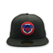 Load image into Gallery viewer, 59Fifty Chicago Cubs 1990 All-Star Game Black Crown Collection - Green UV
