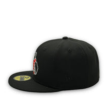 Load image into Gallery viewer, 59Fifty MiLB Tennessee Smokies TS Bear Southern League Black Crown Collection - Green UV
