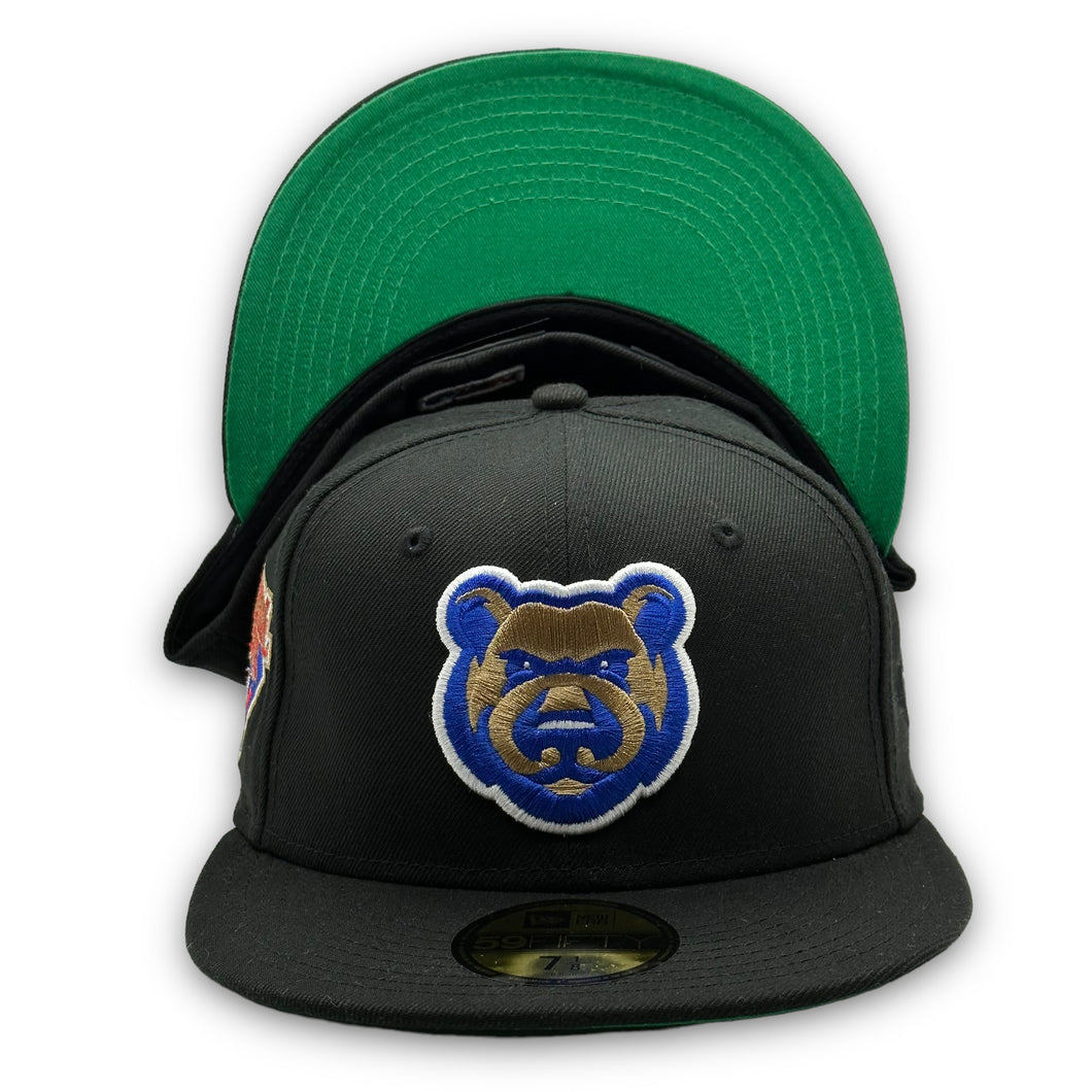 59Fifty MiLB Iowa Cubs International League Black Crown Collection - Green UV