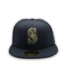 Load image into Gallery viewer, 59Fifty Seattle Mariners 30th Anniversary &quot;Botanical&quot; by New Era Navy - Green UV
