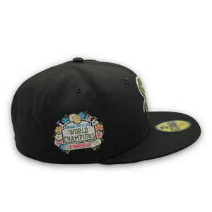 59Fifty Chicago White Sox 10th Anniversary WS Champs "Botanical" by New Era Black - Green UV
