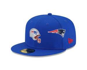 Just Don NFL x New Era 59Fifty Fitted New England Patriots - Grey UV