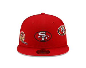 Just Don NFL x New Era 59Fifty Fitted San Francisco 49ers - Grey UV