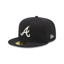 Load image into Gallery viewer, 59Fifty Atlanta Braves  &quot;Citrus Pop&quot; 1995 World Series Navy - Lime Green UV
