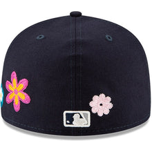Load image into Gallery viewer, 59Fifty New York Yankees Chain Stitch Floral Navy - Pink UV
