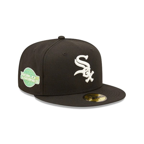 Coc x Burdeens Chicago 'Sounds on Cermak' 59FIFTY Chicago White Sox Black - Icy Blue UV 6 7/8