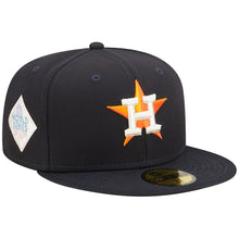 Load image into Gallery viewer, 59Fifty Houston Astros Pop Sweat 2017 World Series Navy - Icy UV

