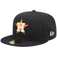 Load image into Gallery viewer, 59Fifty Houston Astros Pop Sweat 2017 World Series Navy - Icy UV
