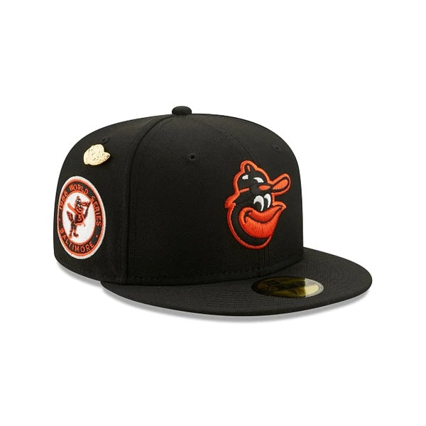 Baltimore Orioles 1966 Logo History 59Fifty Fitted - Green UV