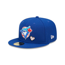 Load image into Gallery viewer, 59Fifty Toronto Blue Jays Team Heart 1992 World Series Royal - Grey UV
