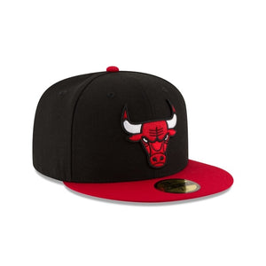 59Fifty Chicago Bulls OTC 2-Tone Black/Red - Grey UV