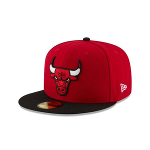 59Fifty Chicago Bulls OTC 2-Tone Red/Black - Grey UV